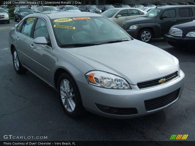 Silverstone Metallic / Gray 2008 Chevrolet Impala LTZ