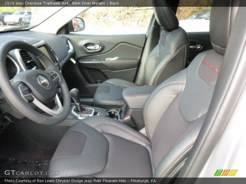 Billet Silver Metallic / Black 2016 Jeep Cherokee Trailhawk 4x4