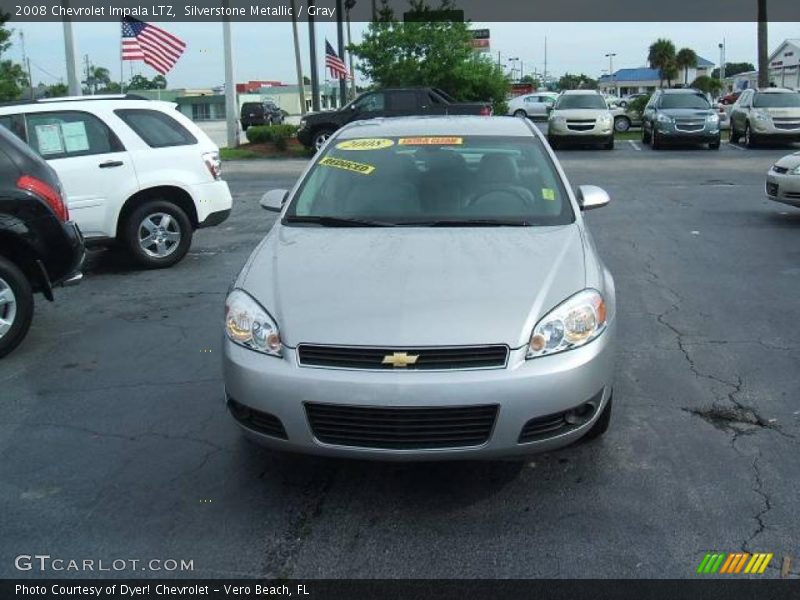 Silverstone Metallic / Gray 2008 Chevrolet Impala LTZ