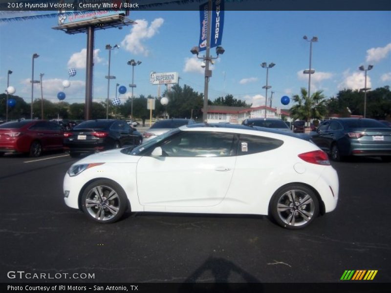 Century White / Black 2016 Hyundai Veloster