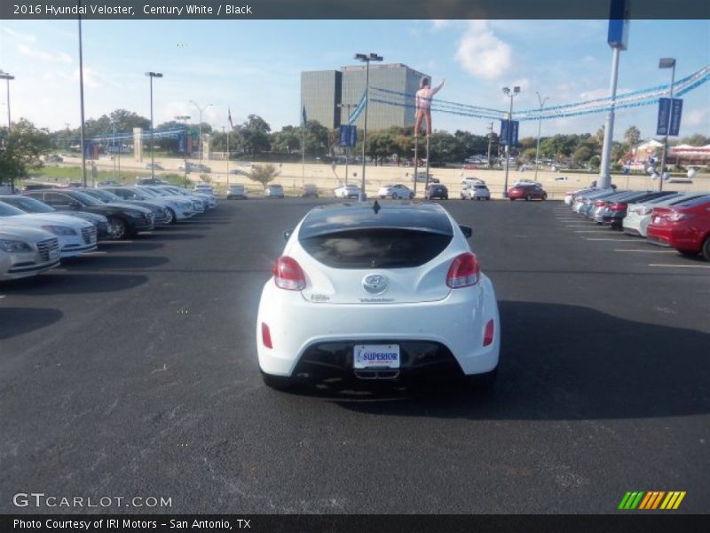 Century White / Black 2016 Hyundai Veloster