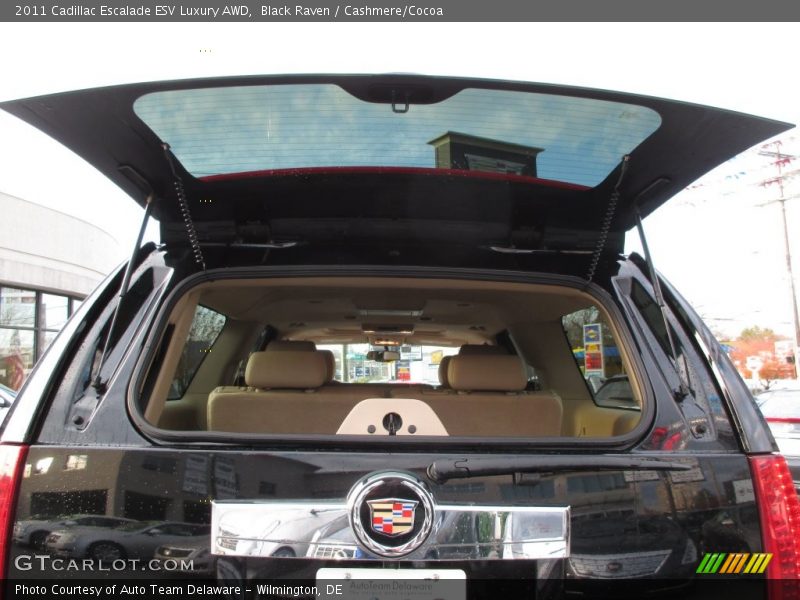 Black Raven / Cashmere/Cocoa 2011 Cadillac Escalade ESV Luxury AWD