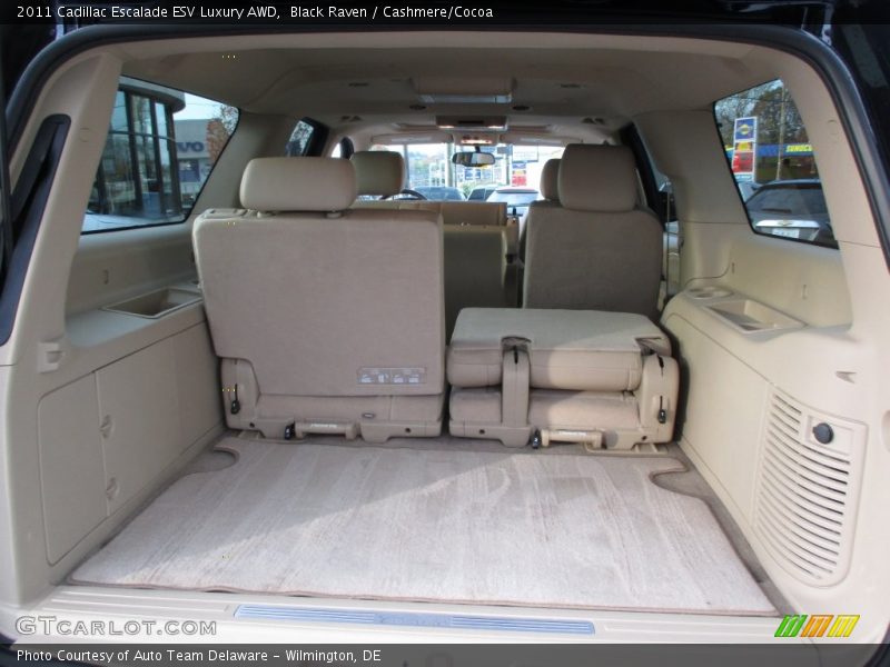 Black Raven / Cashmere/Cocoa 2011 Cadillac Escalade ESV Luxury AWD