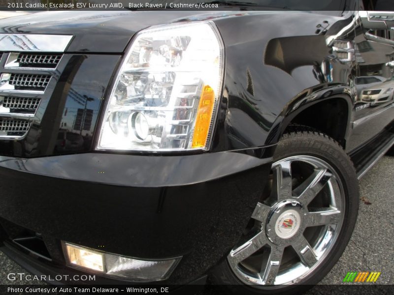 Black Raven / Cashmere/Cocoa 2011 Cadillac Escalade ESV Luxury AWD