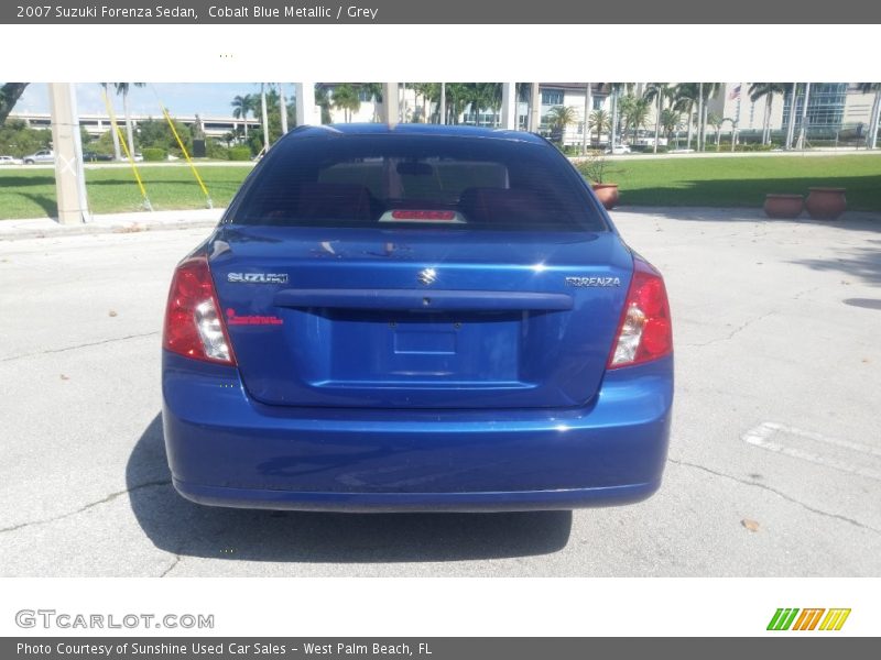 Cobalt Blue Metallic / Grey 2007 Suzuki Forenza Sedan