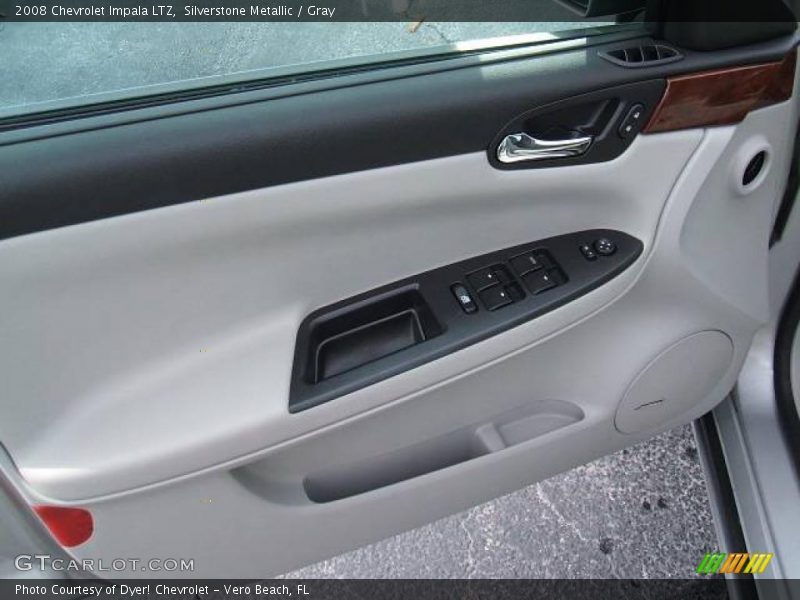 Silverstone Metallic / Gray 2008 Chevrolet Impala LTZ