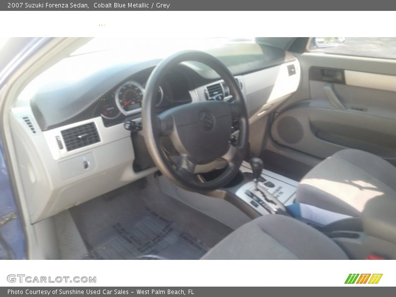 Cobalt Blue Metallic / Grey 2007 Suzuki Forenza Sedan