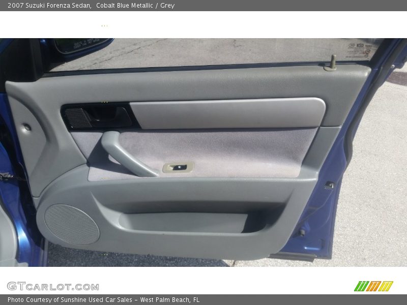 Cobalt Blue Metallic / Grey 2007 Suzuki Forenza Sedan