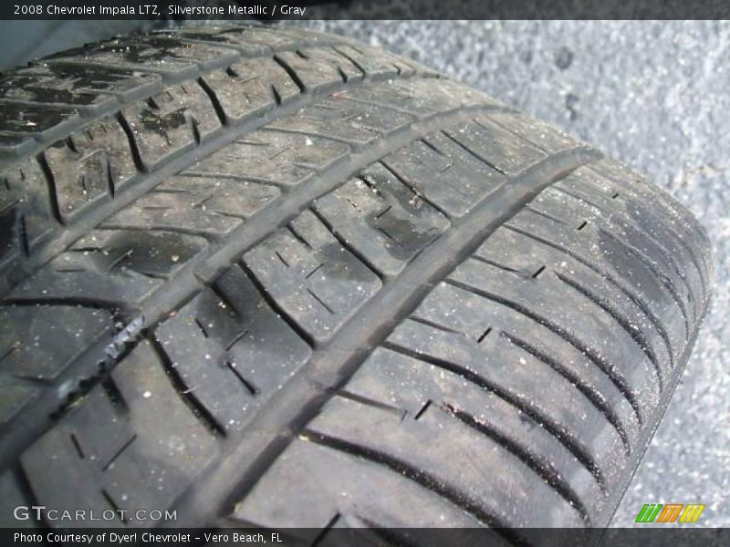 Silverstone Metallic / Gray 2008 Chevrolet Impala LTZ