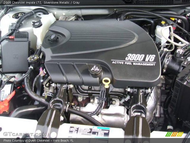 Silverstone Metallic / Gray 2008 Chevrolet Impala LTZ