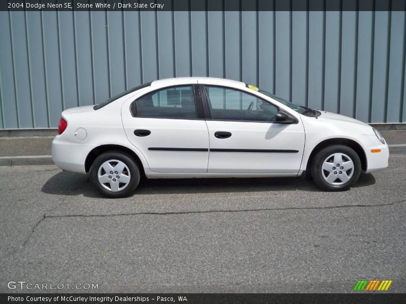 Stone White / Dark Slate Gray 2004 Dodge Neon SE