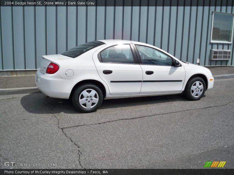 Stone White / Dark Slate Gray 2004 Dodge Neon SE
