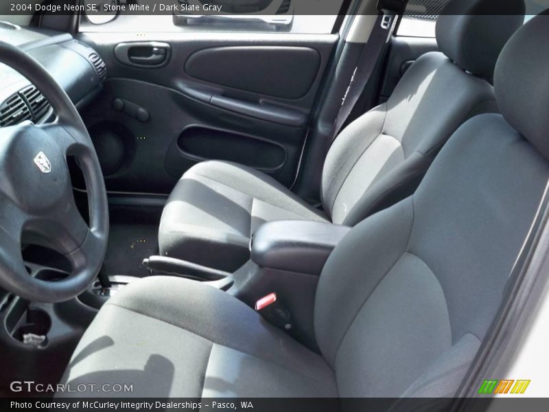Stone White / Dark Slate Gray 2004 Dodge Neon SE
