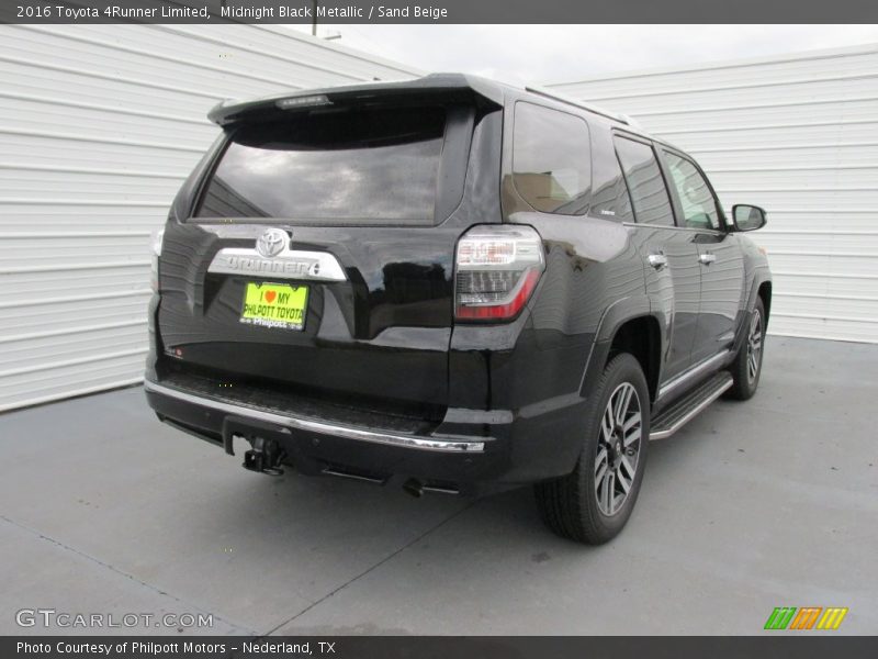 Midnight Black Metallic / Sand Beige 2016 Toyota 4Runner Limited