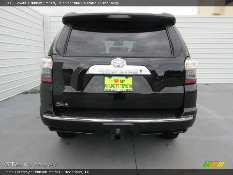 Midnight Black Metallic / Sand Beige 2016 Toyota 4Runner Limited