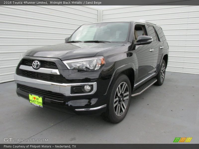 Midnight Black Metallic / Sand Beige 2016 Toyota 4Runner Limited