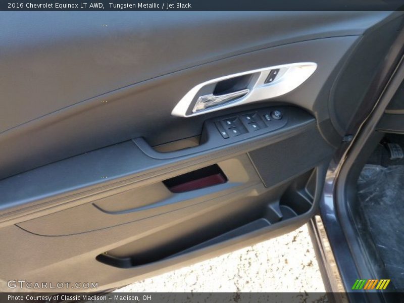 Tungsten Metallic / Jet Black 2016 Chevrolet Equinox LT AWD
