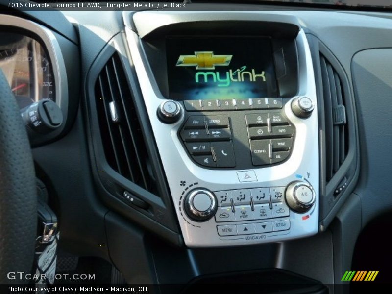 Tungsten Metallic / Jet Black 2016 Chevrolet Equinox LT AWD