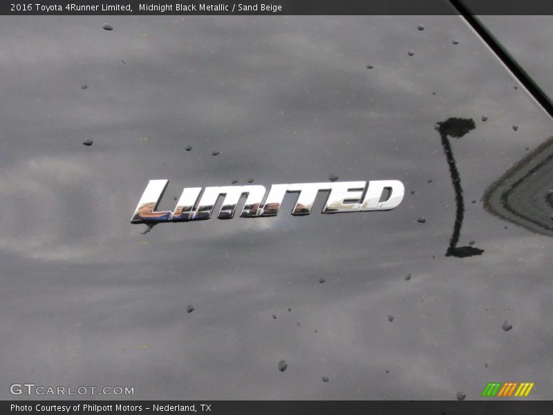 Midnight Black Metallic / Sand Beige 2016 Toyota 4Runner Limited