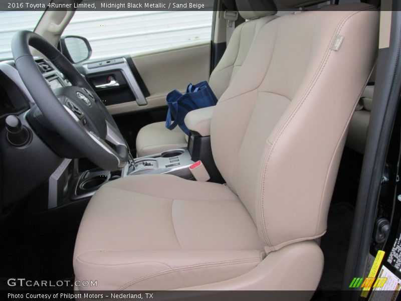 Midnight Black Metallic / Sand Beige 2016 Toyota 4Runner Limited