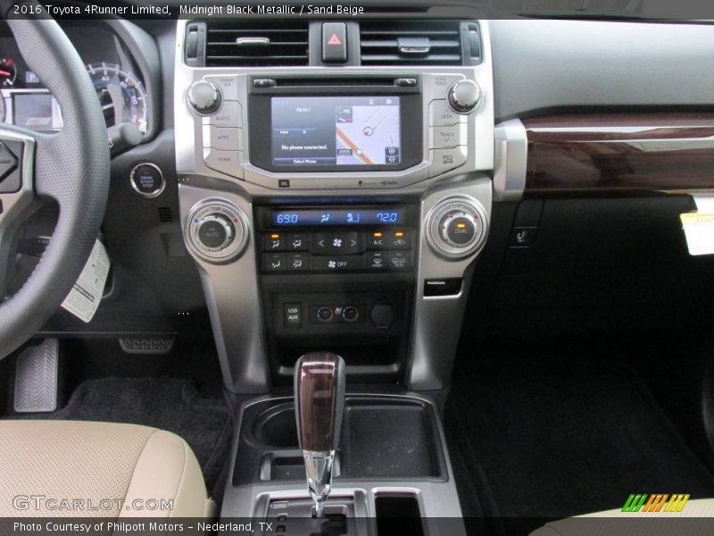 Midnight Black Metallic / Sand Beige 2016 Toyota 4Runner Limited