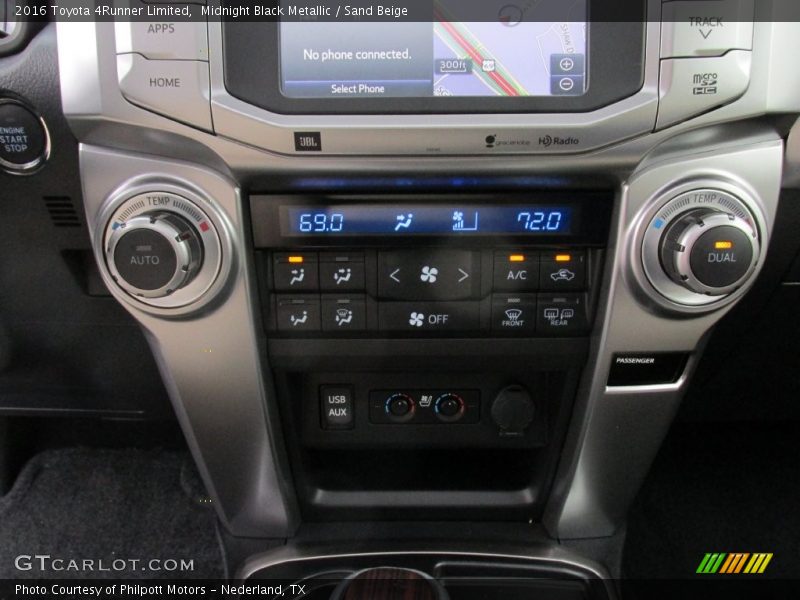 Midnight Black Metallic / Sand Beige 2016 Toyota 4Runner Limited