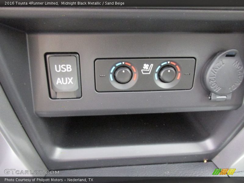 Midnight Black Metallic / Sand Beige 2016 Toyota 4Runner Limited