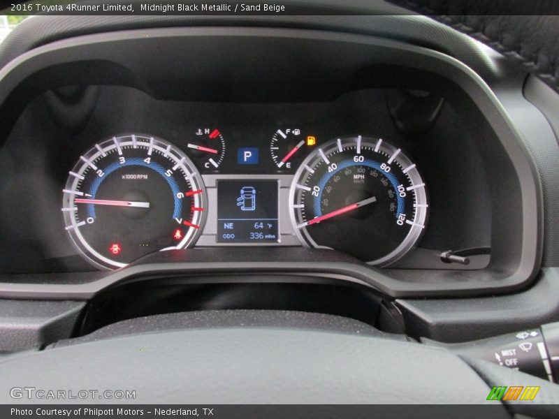 Midnight Black Metallic / Sand Beige 2016 Toyota 4Runner Limited