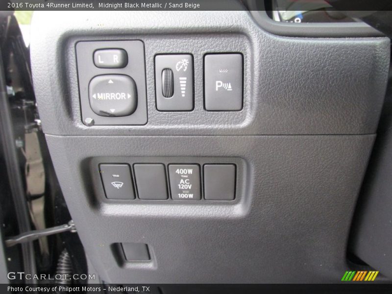 Midnight Black Metallic / Sand Beige 2016 Toyota 4Runner Limited