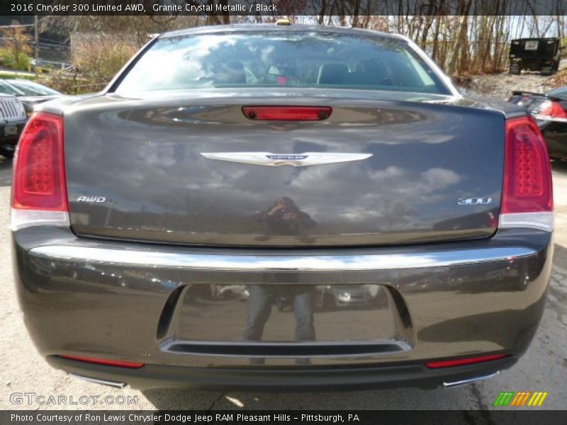 Granite Crystal Metallic / Black 2016 Chrysler 300 Limited AWD
