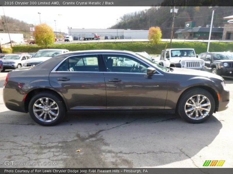 Granite Crystal Metallic / Black 2016 Chrysler 300 Limited AWD
