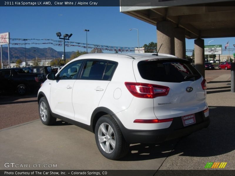 Clear White / Alpine Gray 2011 Kia Sportage LX AWD