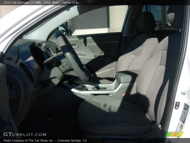 Clear White / Alpine Gray 2011 Kia Sportage LX AWD