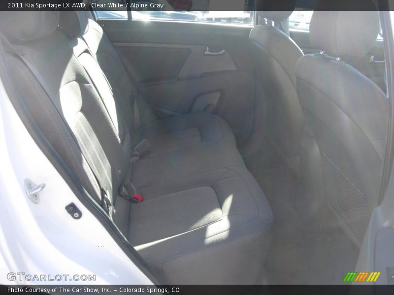 Clear White / Alpine Gray 2011 Kia Sportage LX AWD