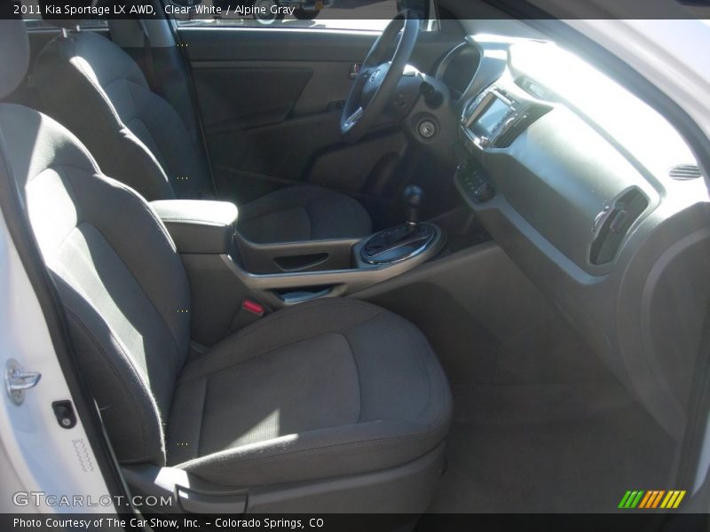 Clear White / Alpine Gray 2011 Kia Sportage LX AWD