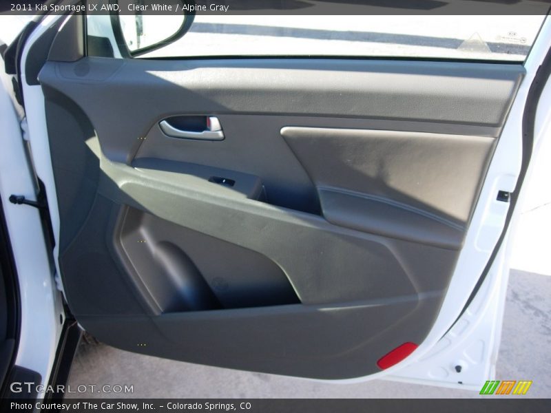 Clear White / Alpine Gray 2011 Kia Sportage LX AWD