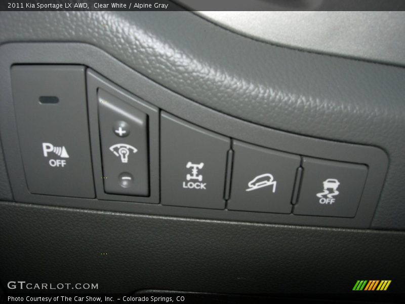 Clear White / Alpine Gray 2011 Kia Sportage LX AWD