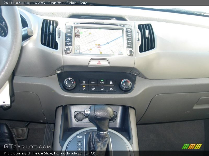 Clear White / Alpine Gray 2011 Kia Sportage LX AWD