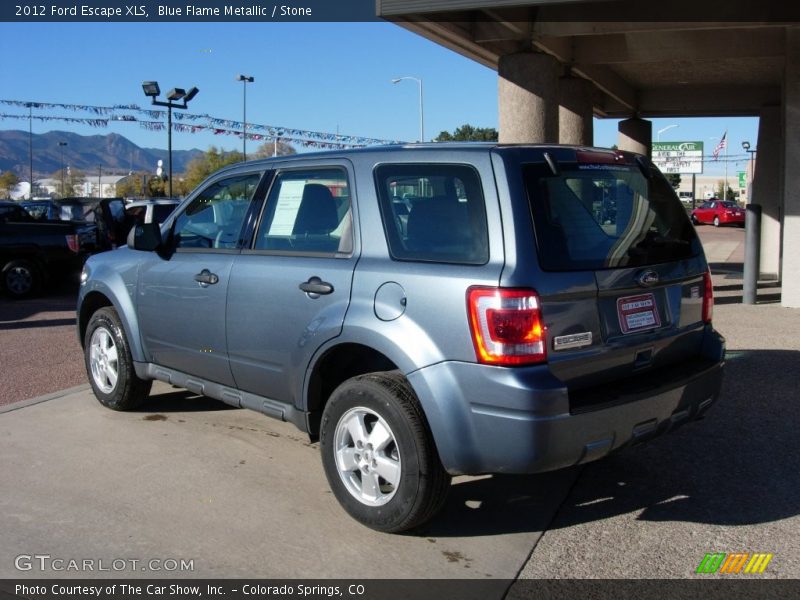 Blue Flame Metallic / Stone 2012 Ford Escape XLS