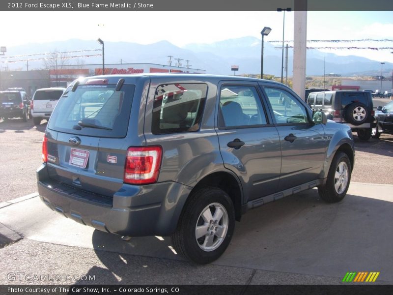 Blue Flame Metallic / Stone 2012 Ford Escape XLS