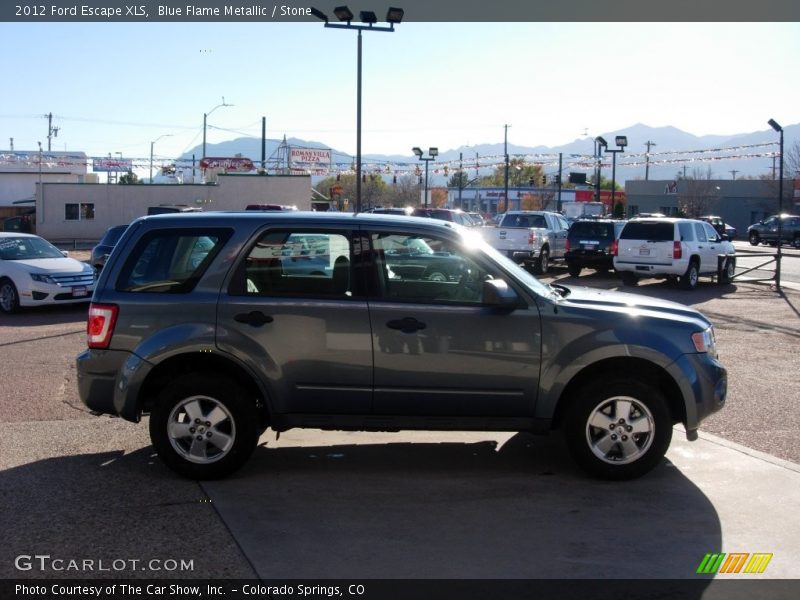 Blue Flame Metallic / Stone 2012 Ford Escape XLS