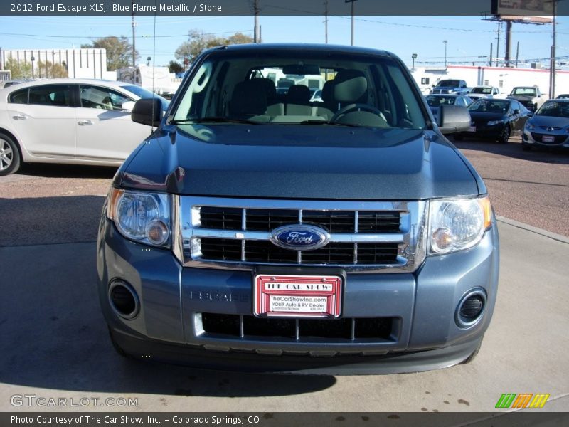 Blue Flame Metallic / Stone 2012 Ford Escape XLS