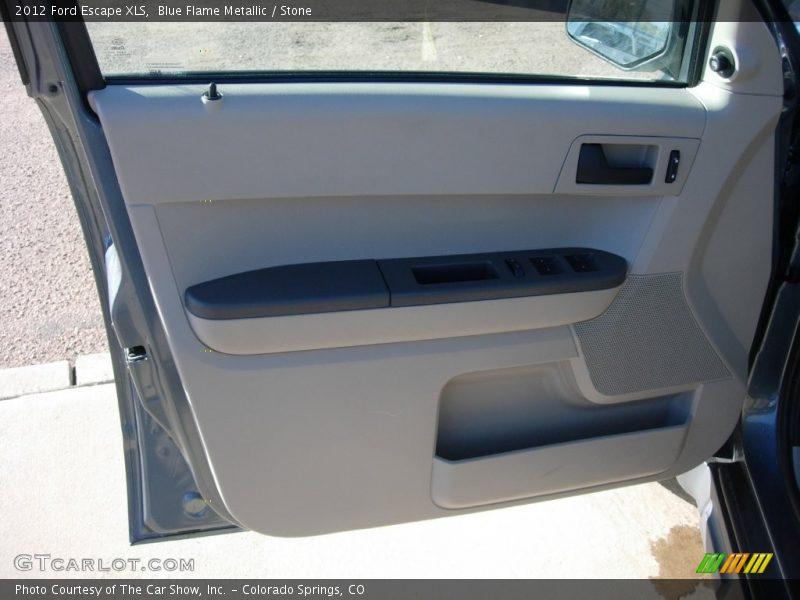 Blue Flame Metallic / Stone 2012 Ford Escape XLS