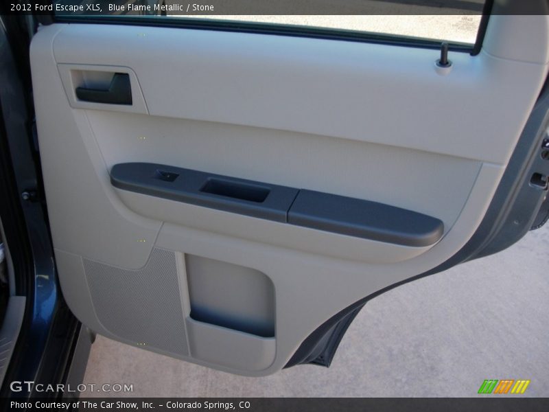 Blue Flame Metallic / Stone 2012 Ford Escape XLS