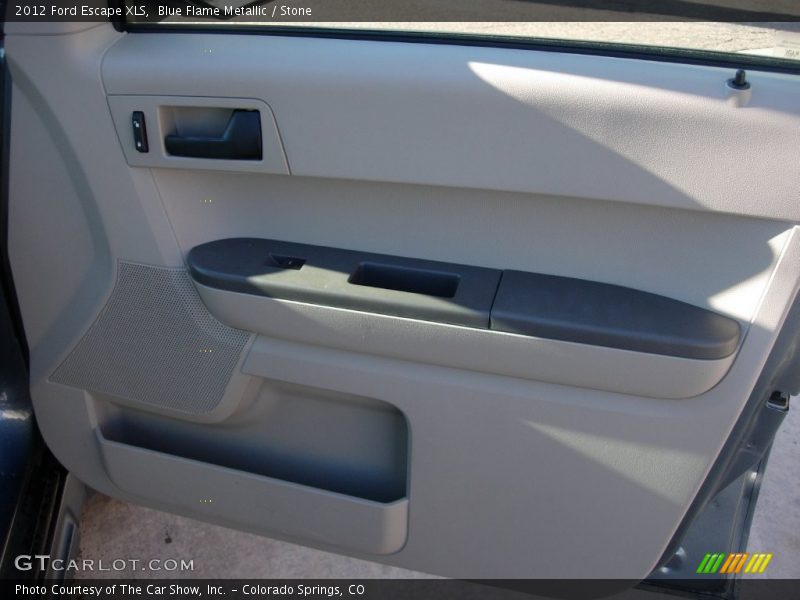 Blue Flame Metallic / Stone 2012 Ford Escape XLS