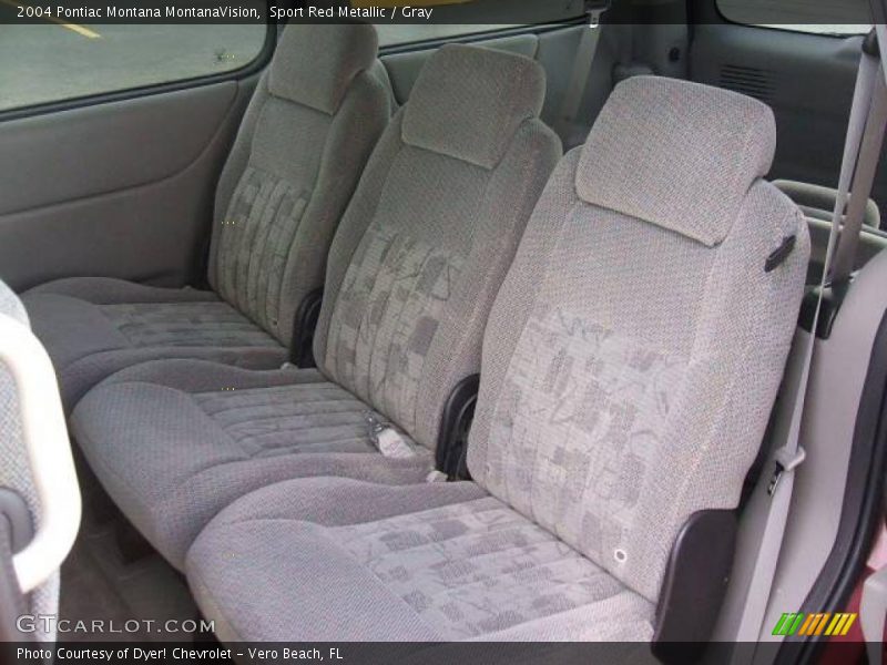 Sport Red Metallic / Gray 2004 Pontiac Montana MontanaVision