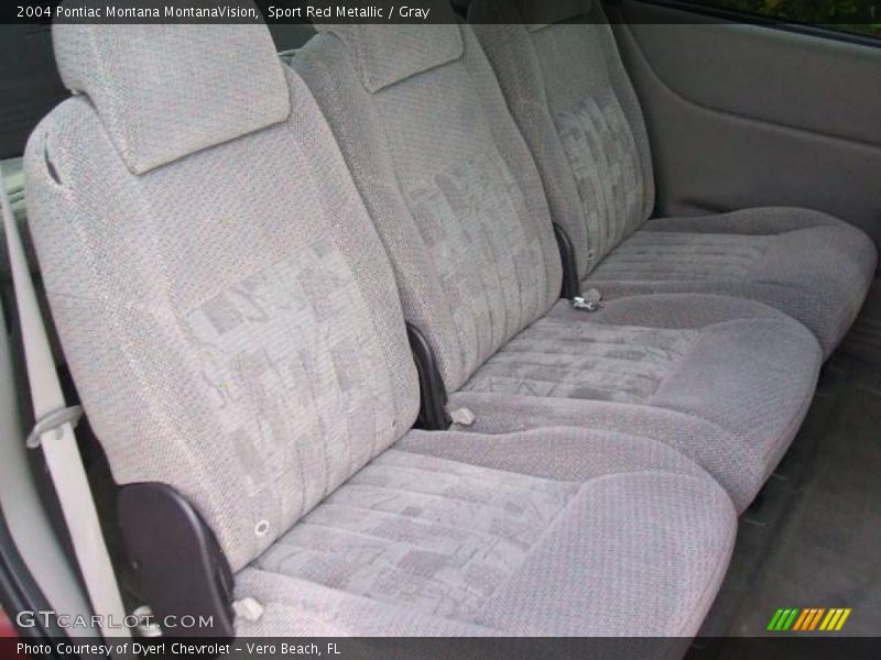 Sport Red Metallic / Gray 2004 Pontiac Montana MontanaVision
