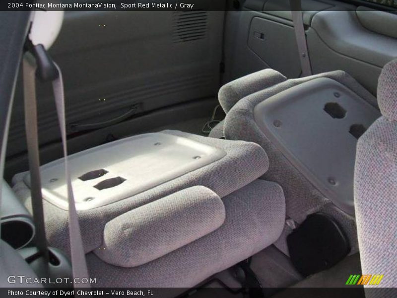 Sport Red Metallic / Gray 2004 Pontiac Montana MontanaVision