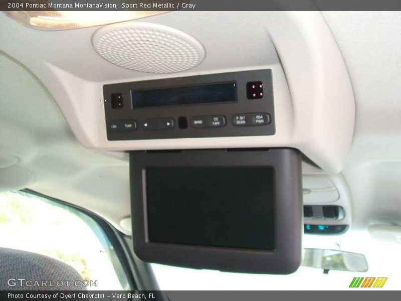Sport Red Metallic / Gray 2004 Pontiac Montana MontanaVision