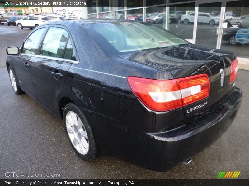 Black / Light Stone 2007 Lincoln MKZ Sedan